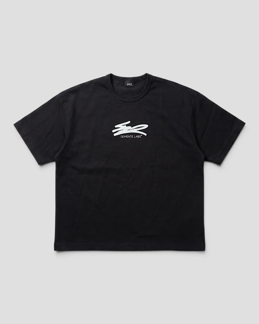FLOTANTE BLACK OVERSIZED TEE