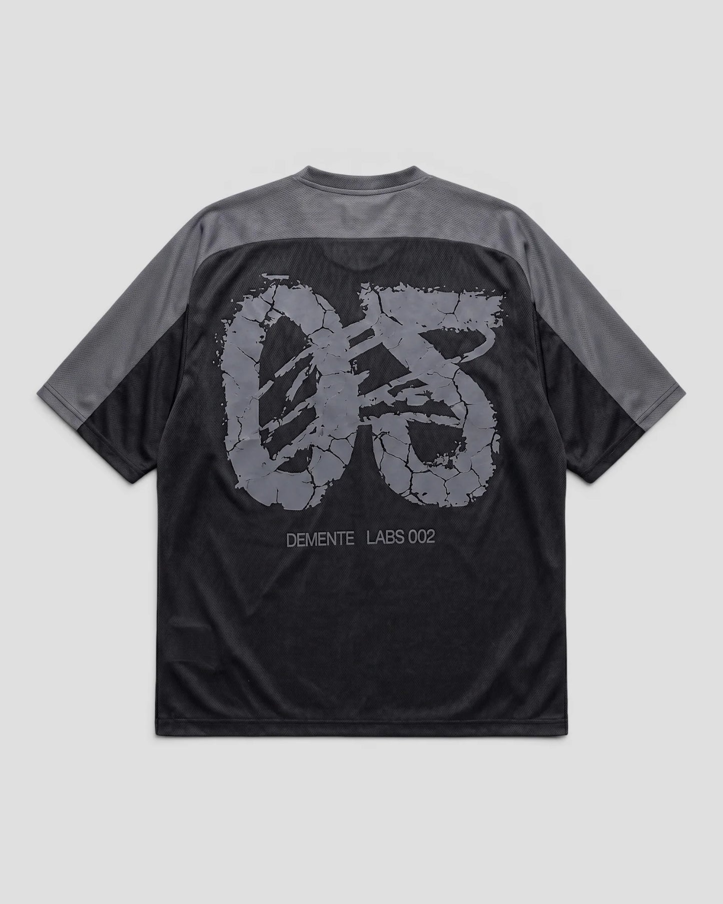 DEMENTE NUMERAL GREY AND BLACK JERSEY