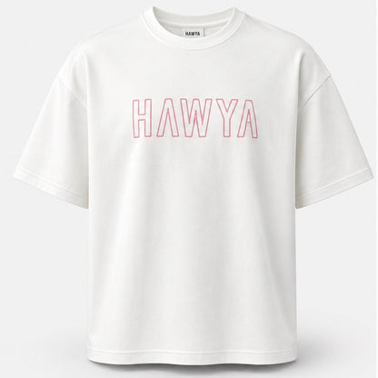 HAWYA Fingerprint Boxy Cut Tee