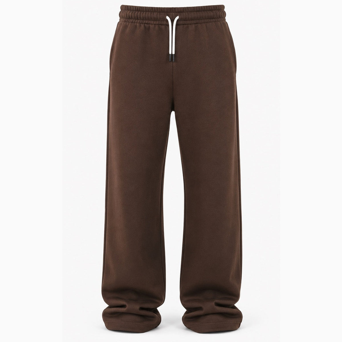 HAWYA Stacked Tall-Fit Sweatpants - Brown