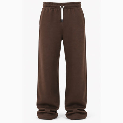HAWYA Stacked Tall-Fit Sweatpants - Brown