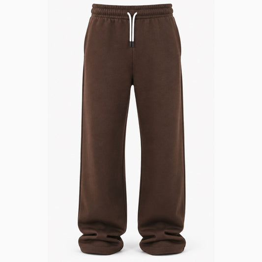 HAWYA Stacked Tall-Fit Sweatpants - Brown