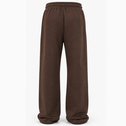 HAWYA Stacked Tall-Fit Sweatpants - Brown