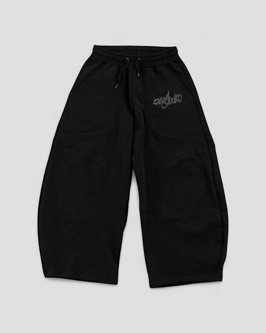 DEMENTE BLACK SWEATPANTS