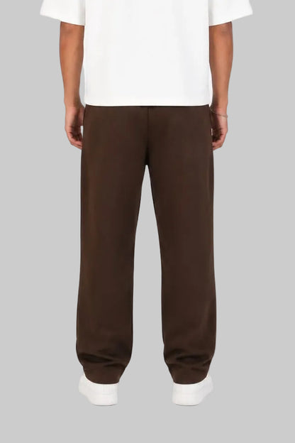 HAWYA Stacked Tall-Fit Sweatpants - Brown