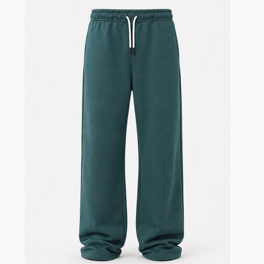 HAWYA Stacked Tall-Fit Sweatpants - Forest Green