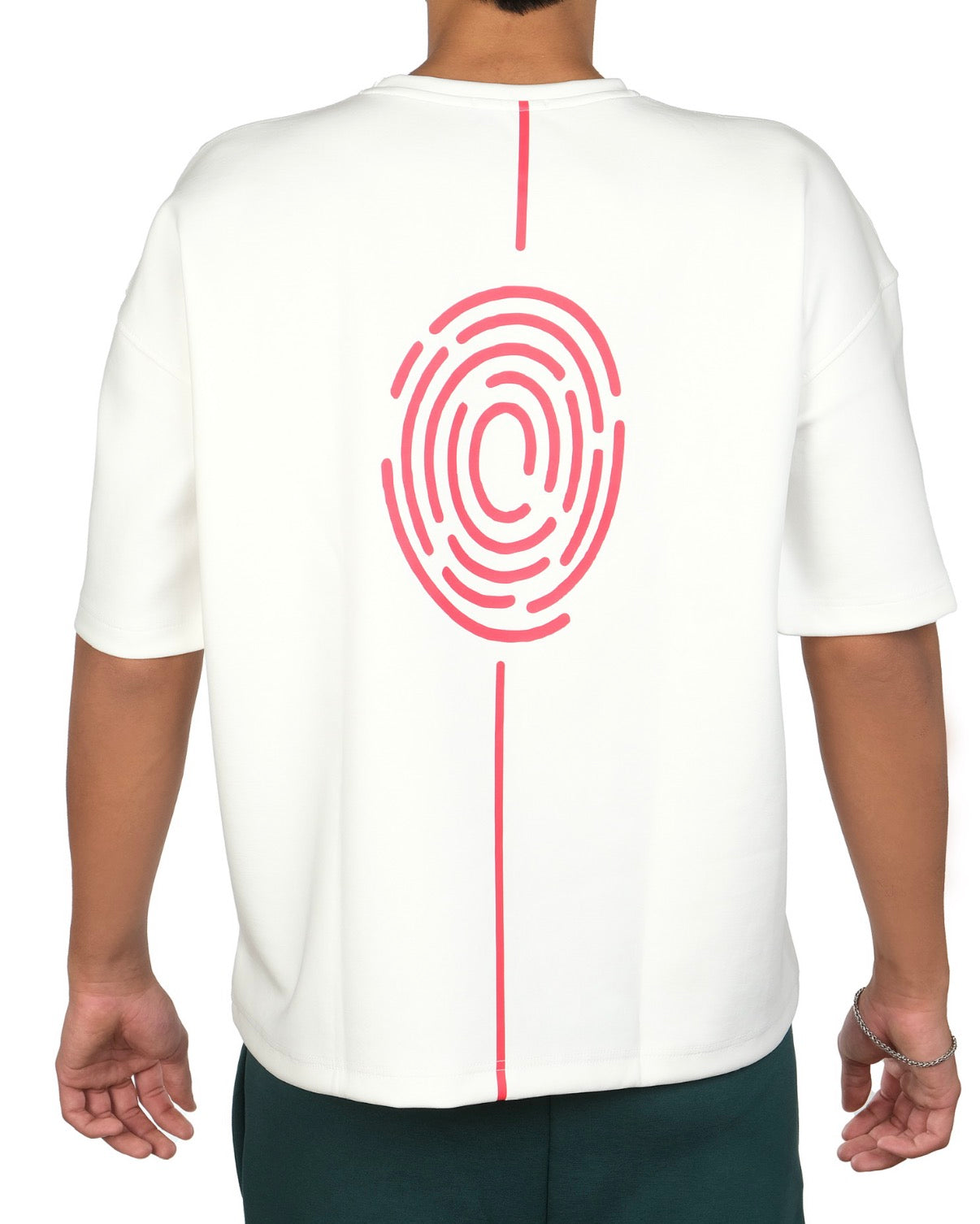 HAWYA Fingerprint Boxy Cut Tee