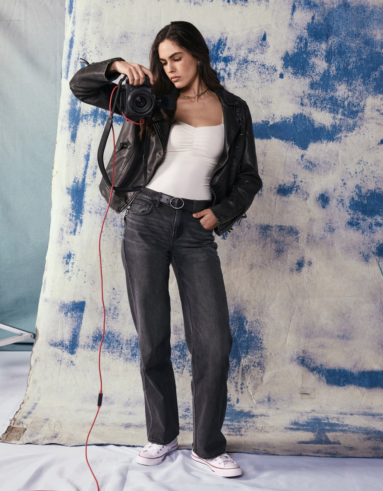 Strigid High-Waisted Stovepipe Jean