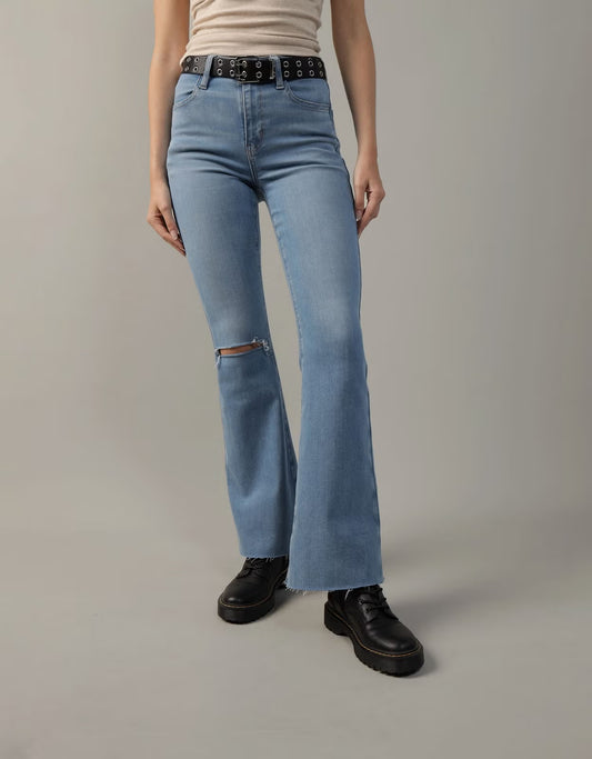 Ne(x)t Level Super High-Waisted Flare Jean
