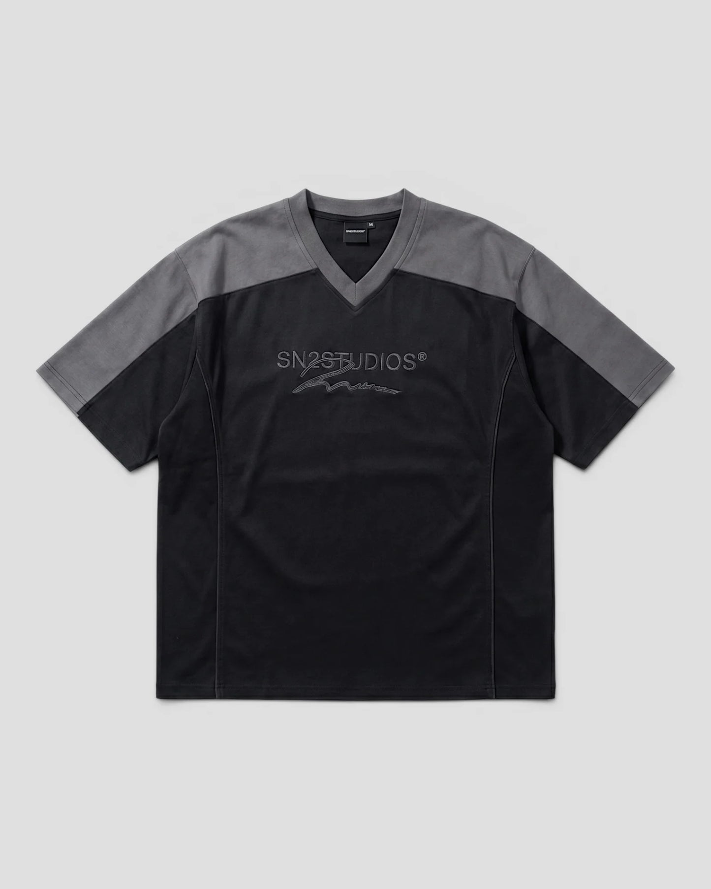 DEMENTE NUMERAL GREY AND BLACK JERSEY